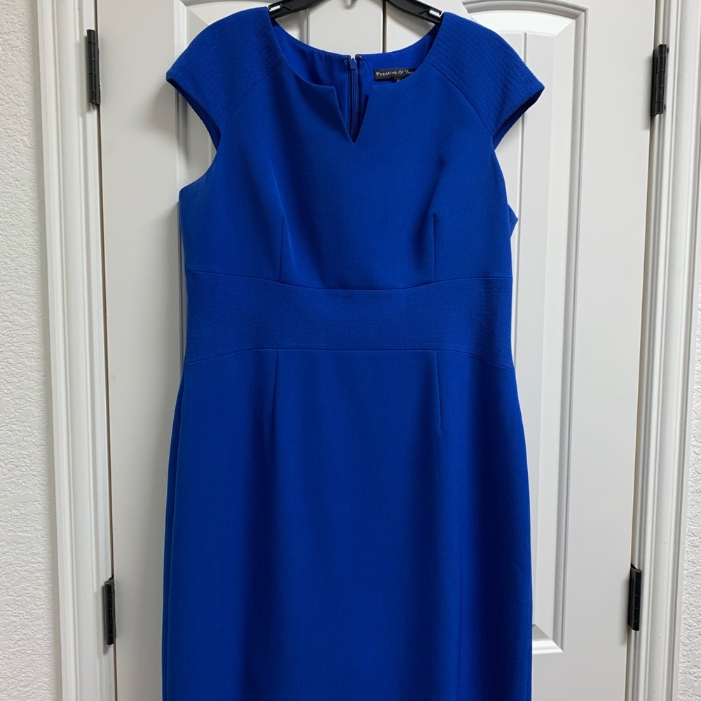 Royal Blue fitted Dress